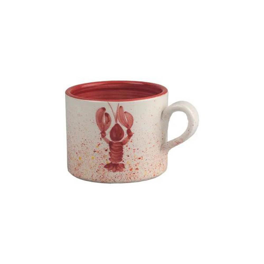Selbrae House Hand Crafted Large Ceramic Mug Red Lobster